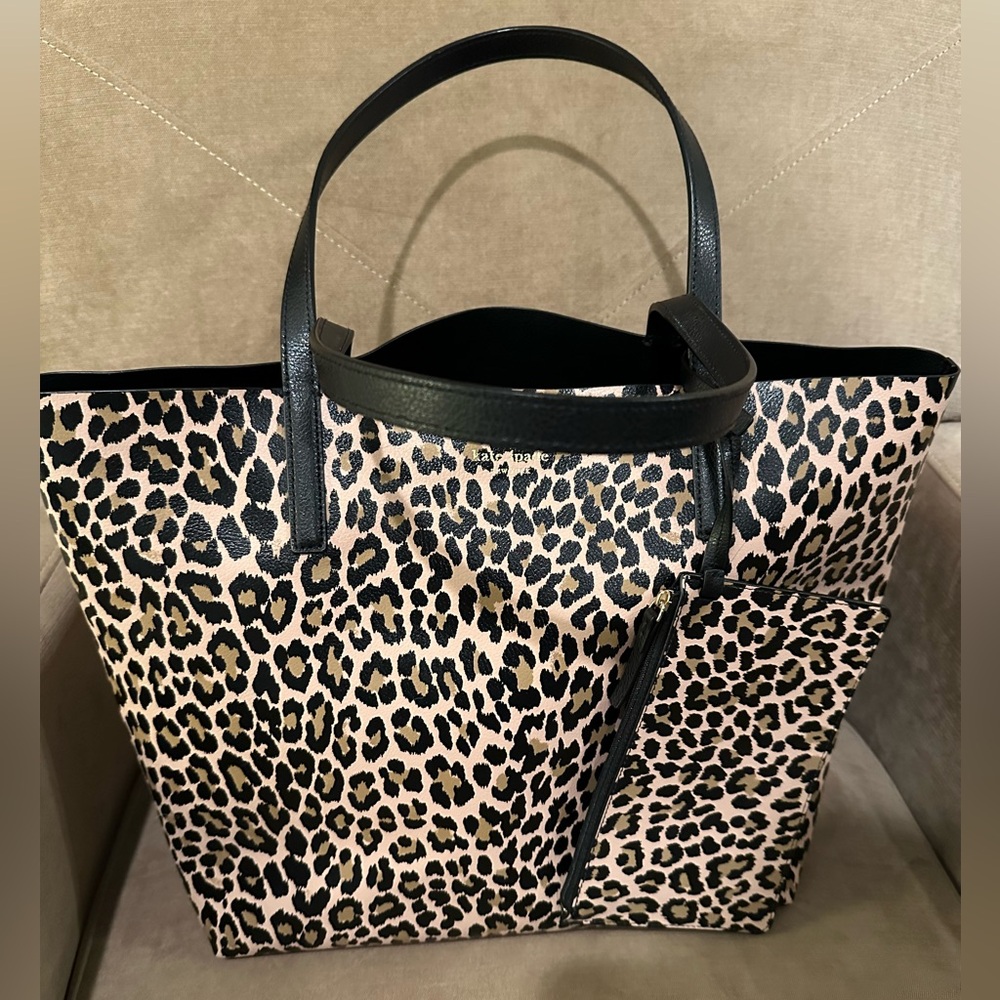 Kate Spade Molly Leopard Large Tote